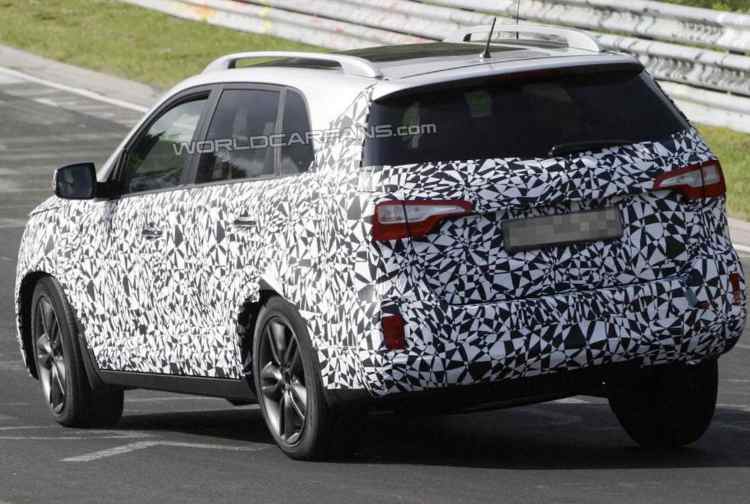 Kia Sorento 2014 на испытаниях (фото)