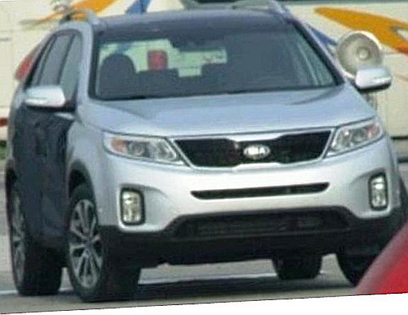 Kia Sorento 2014 на испытаниях (фото)