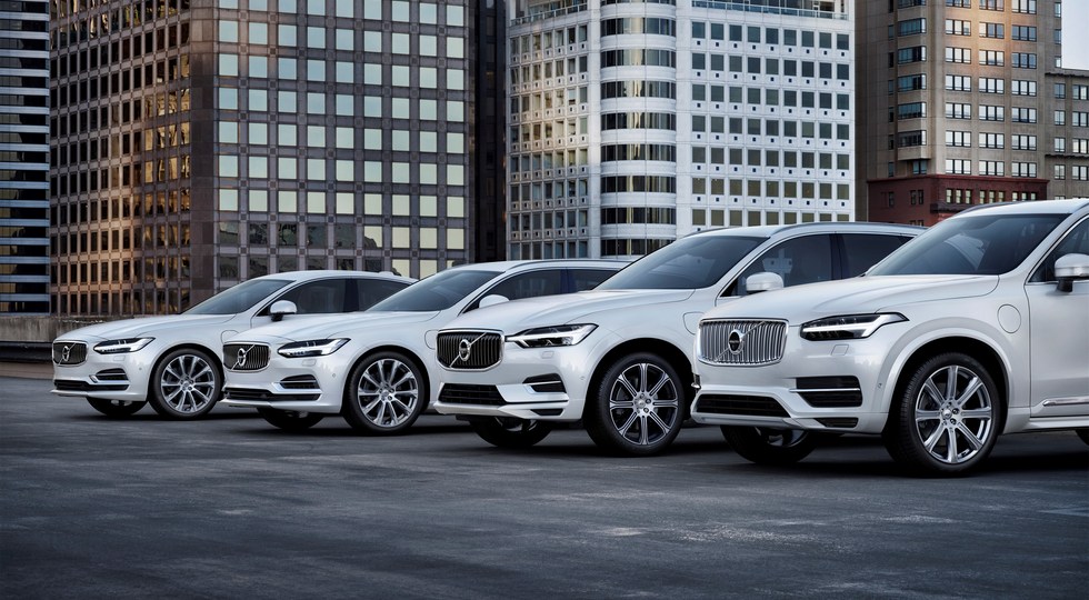 Все автомобили Volvo будут оснащаться электромоторами