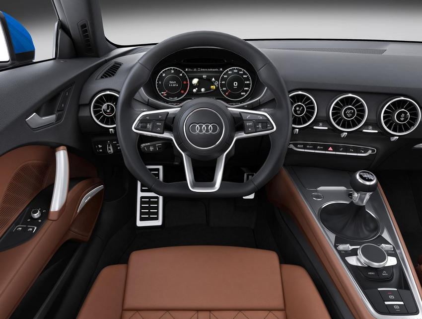 Новая Audi TT Coupe 2015 стала легче и мощнее