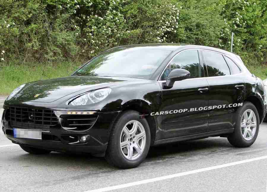 Кроссовер Porsche Macan 2014 на дорожных испытаниях (фото)