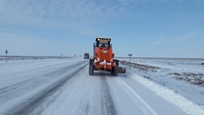 В Волгоградской области ожидается снегопад: на федеральных дорогах мобилизована техника