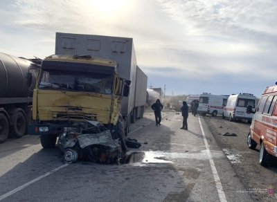 Двое взрослых и два ребенка погибли в аварии на трассе в Волгоградской области