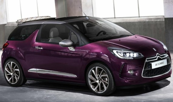 Обновленые хэтчбек Citroen DS3 2015 и кабриолет DS3 Cabrio 2015