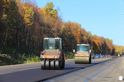 В 2019 году завершится капремонт 25-километрового участка трассы М-2 Крым в Тульской области