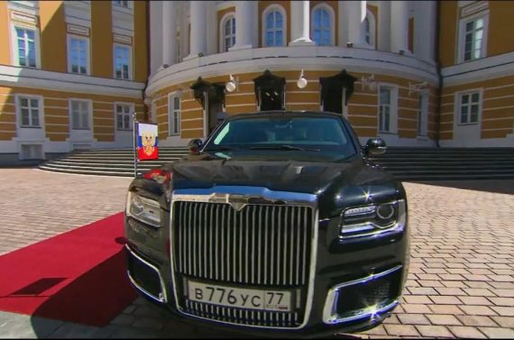 Проект Кортеж. Лимузин президента ЕМП-41231SB Aurus. Последние новости 2018 (фото, видео, цена)
