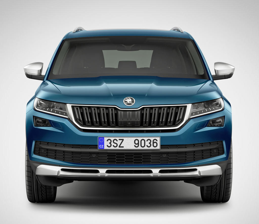 Внедорожный Skoda Kodiaq Scout 2018 в России (цена, фото)