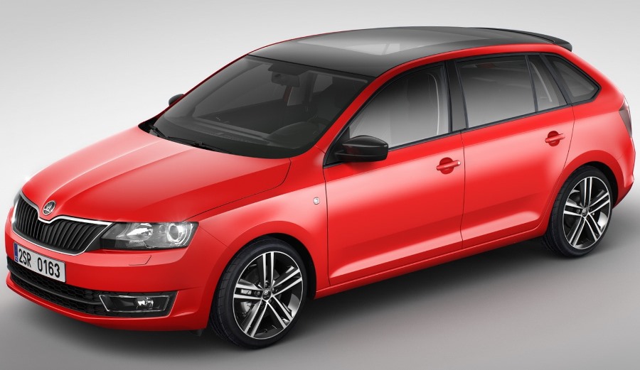 Молодежный хэтчбек Skoda Rapid Spaceback 2014