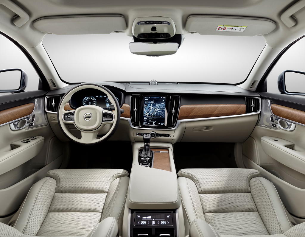 Новый Volvo S90 2016 – 2017 в России (цена, фото)