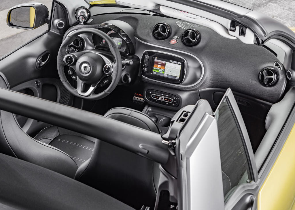 Представлен кабриолет Smart ForTwo 2016 (фото, цена)