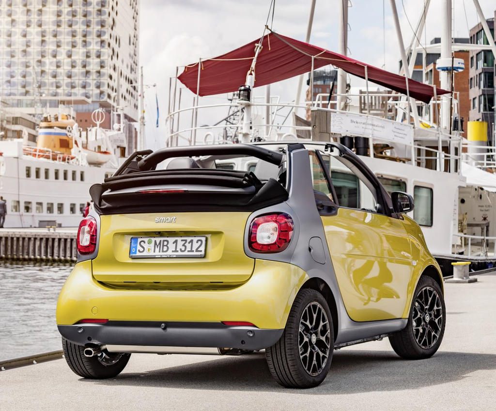 Представлен кабриолет Smart ForTwo 2016 (фото, цена)