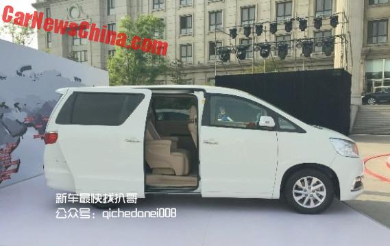 Минивэн Ruili DoDa V8 – копия Toyota Alphard (фото, цена)