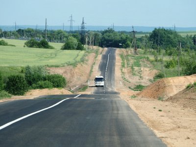 В Калужской области завершается ремонт дороги до Погореловки по БКАД