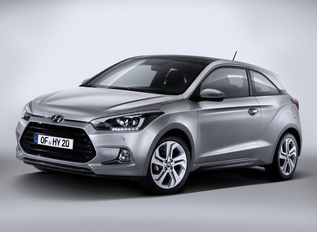 Трехдверный Hyundai i20 Coupe 2015 (цена, фото)