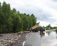 Участок трассы А-361 около села Невер в Приамурье открыли для движения после перелива