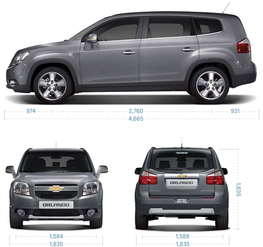 Рестайлинговый Chevrolet Orlando 2014