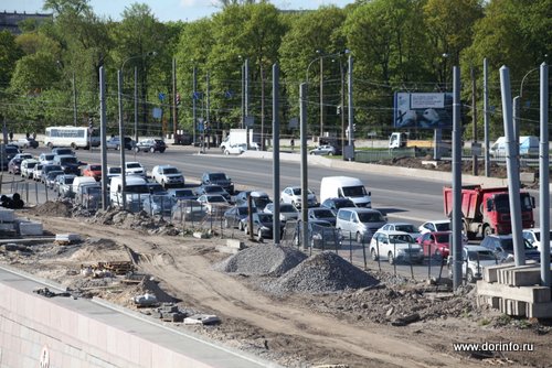 Рабочее движение по новому участку проспекта Ветеранов в Петербурге планируют запустить в конце года