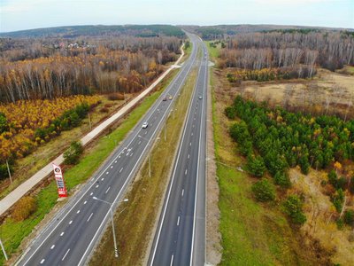 Завершен ремонт участка трассы М-2 Крым в Тульской области