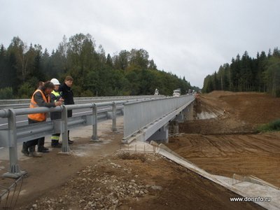 Сдан в эксплуатацию мост через реку Манзурка в Иркутской области