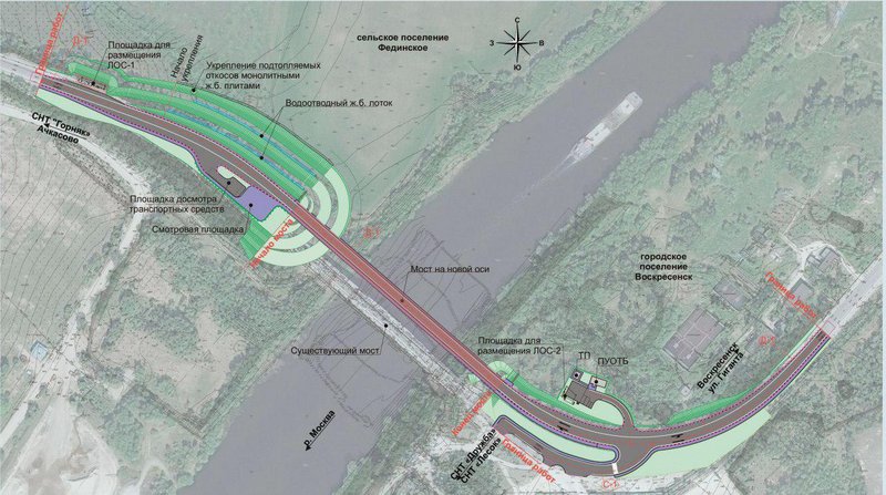 Проект реконструкции Афанасьевского моста в подмосковном Воскресенске прошел госэкспертизу