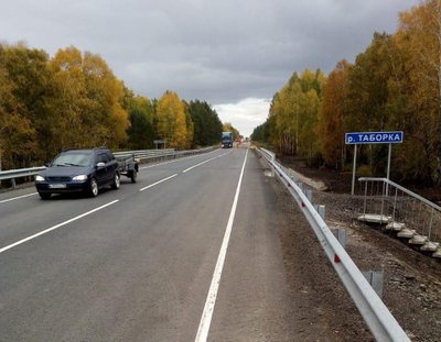 Мост через реку Таборка на трассе Р-354 в Курганской области капитально отремонтировали