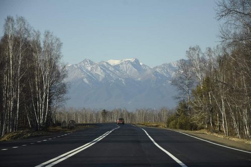 После капремонта открыли движение на трассе А-333 в Бурятии