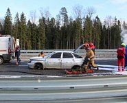 На трассе М-11 в Ленобласти прошли учения по ликвидации последствий ДТП