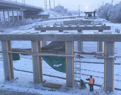 Путепровод на трассе Абакан - Саяногорск в Хакасии планируют открыть в конце декабря