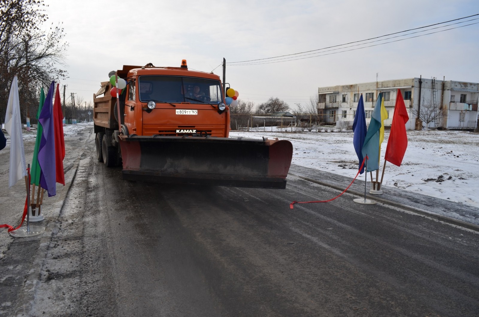 Дорогу в селе Марьевка Ростовской области открыли после капитального ремонта по БКАД