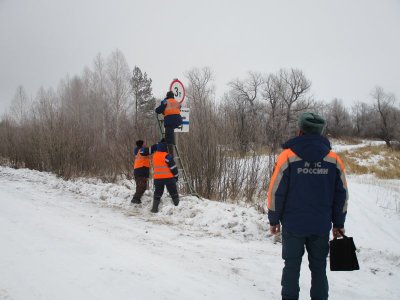 Открыта четвертая ледовая переправа через реку Иртыш в Омской области