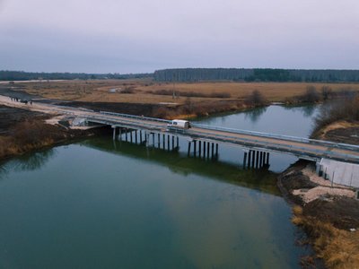 Мост и подъездную дорогу построили в деревне Аристово в Рязанской области