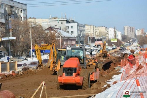 До середины июня ограничат движение на участке улицы Комсомольской в Уфе